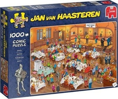 Jumbo Puzzle 1000 el. JAN VAN HAASTEREN Turniej w rzutki