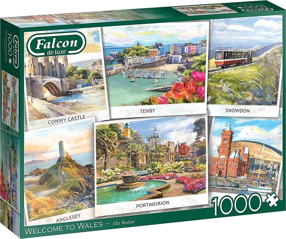 Falcon - Puzzle Bun venit în Țara Galilor - 1 000 piese