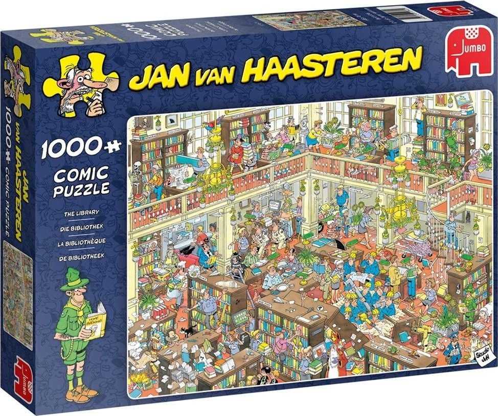Jumbo Puzzle 1000 Haasteren Biblioteka G3