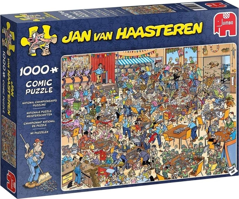 Jumbo Puzzle 1000 Haasteren Stăpânirea puzzle-urilor