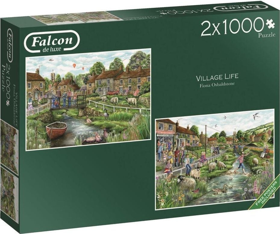 Puzzle Jumbo 2x1000 Falcon Country Life G3