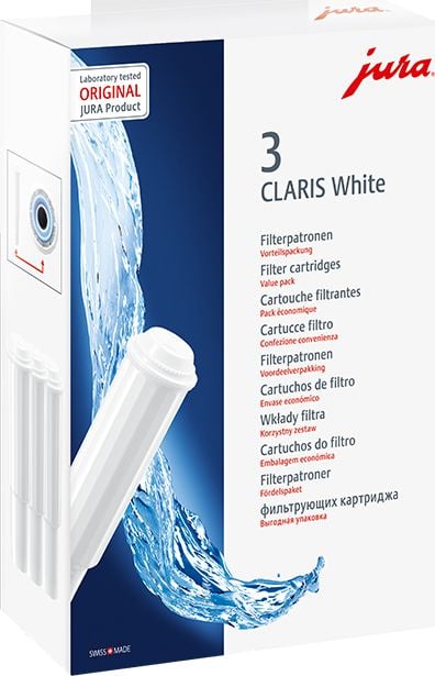 Accesorii si piese aparate cafea - Jura Filtr wody Claris White 3szt.