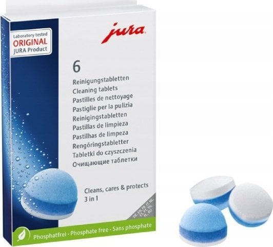 Accesorii si piese aparate cafea - Jura JURA tablete de curățare trifazice 6 buc.