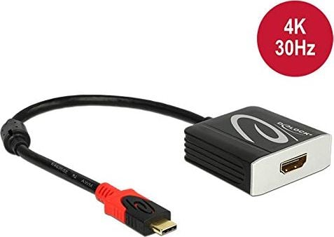 KAB USB C> Adaptor HDMI 4 K / 30 Hz Buchse schwarz DP-Alt Mod Delock