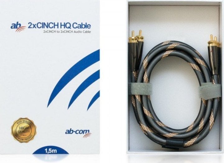 Cablu AbCom AB HQ 2xCINCH cablu 1,5 m