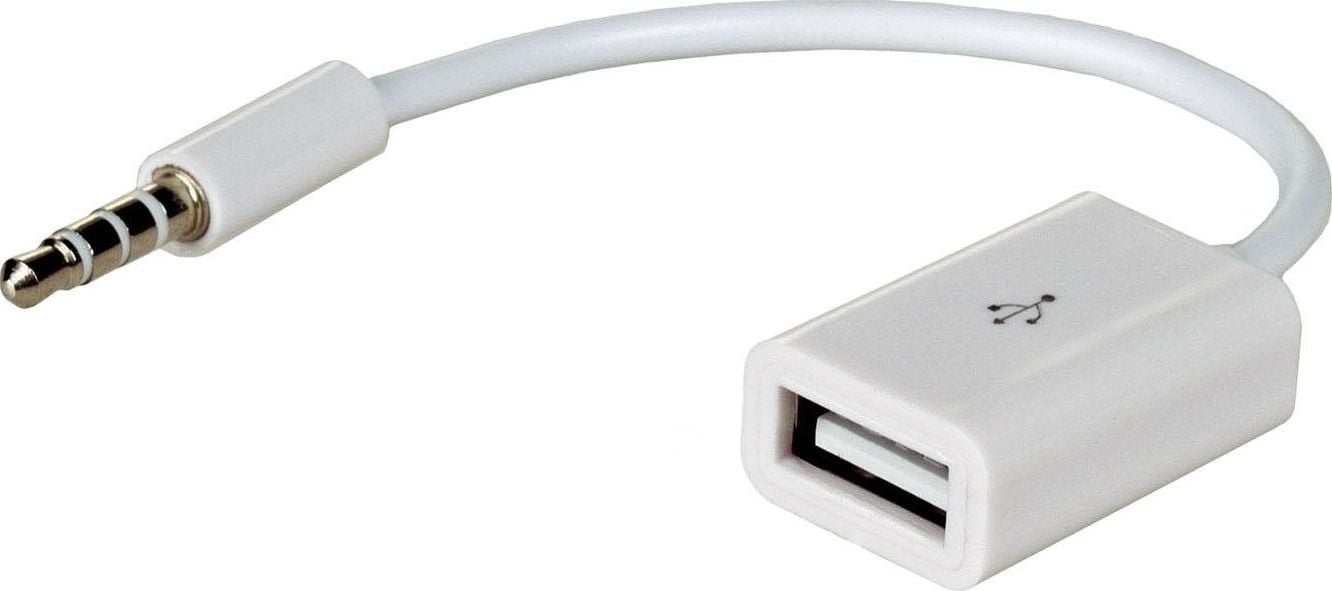 Kabel adapter Akyga AK-AD-24 USB 2.0 A(F) - mini Jack(M)