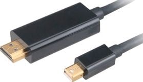 Akasa DisplayPort Mini - cablu HDMI 1,8 m negru (AK-CBDP19-18BK)
