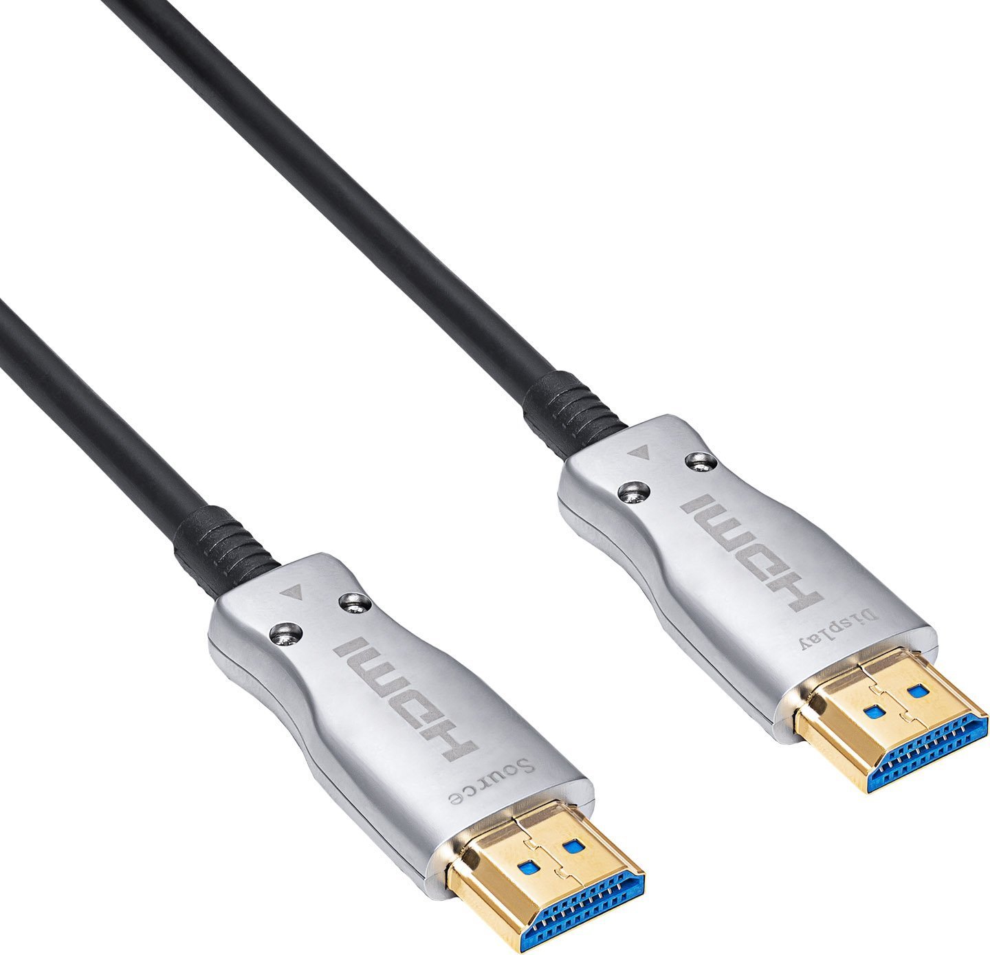 Kabel Akyga Akyga AK-HD-400L kabel HDMI 40 m HDMI Typu A (Standard) 3 x HDMI Type A (Standard) Czarny, Srebrny