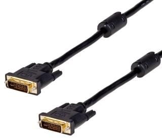 Cablu de conectare cu mufe aurite , Akyga , AK/AV/02 DVI tata / DVI tata ,1.8m