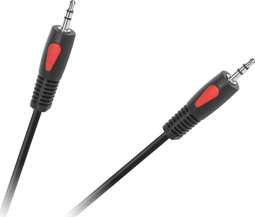 Cabletech mufă 3,5 mm - mufă 3,5 mm 1 m negru (KPO4005-1.0)