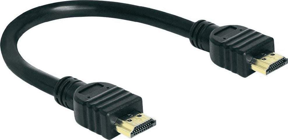 Delock cablu HDMI - HDMI 0,2 m negru (83352)