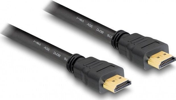Cablu Delock HDMI, Ethernet, 20 m, Negru