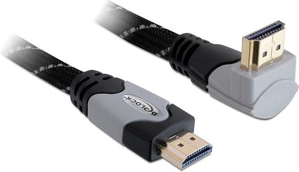 Cablu Delock, 2 x HDMI tata, 2m, Negru