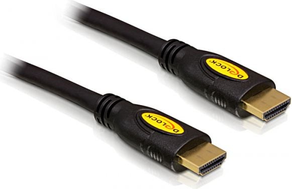Cablu Delock 82455, HDMI, 4K v1.4 19T-19T, 5m, Negru