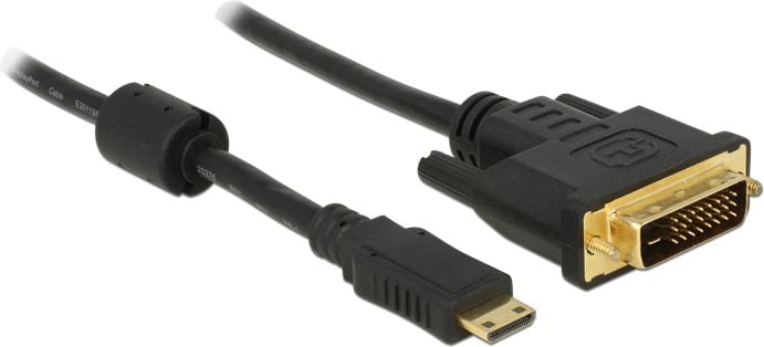 Delock Cablu HDMI Mini - DVI-D 2m negru (83583)