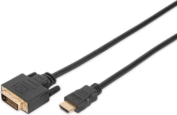 Cablu Digitus, HDMI - DVI-D, Negru