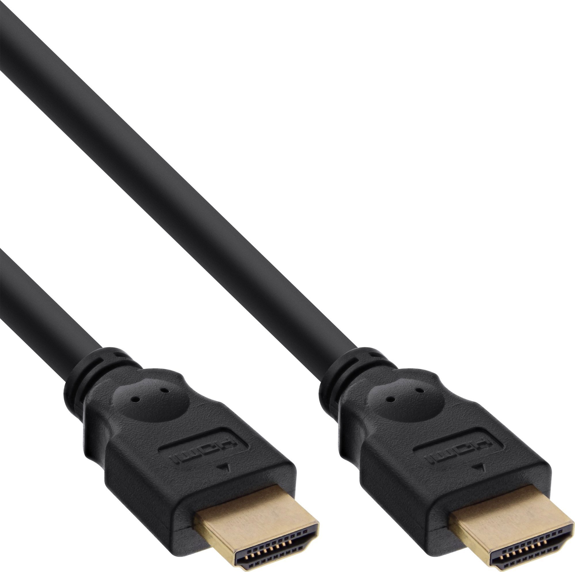 Cablu InLine 30 buc. Bulk-Pack InLine® Cablu HDMI de mare viteză tată la tată placat cu aur negru 2m