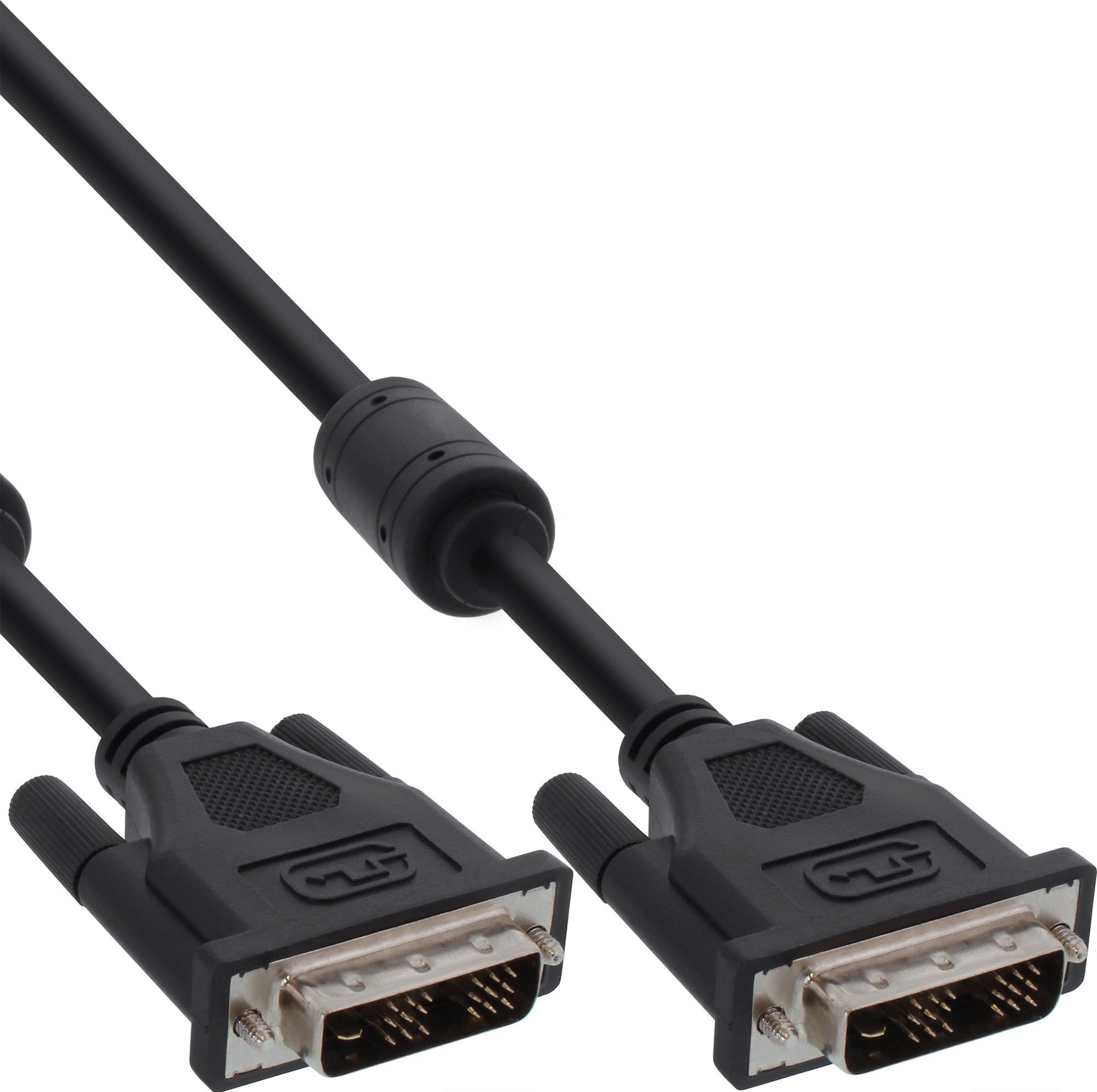 Cablu InLine, DVI-D - DVI-D, negru