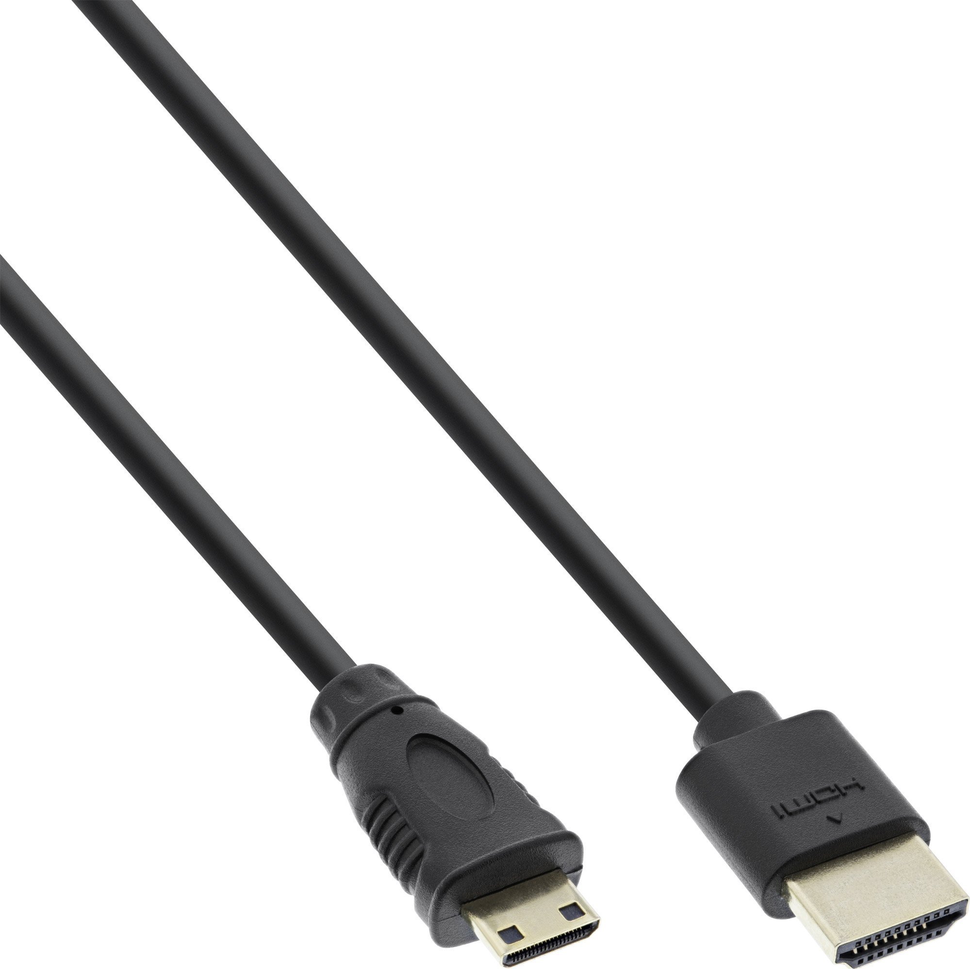 Cablu InLine, HDMI Mini - HDMI, negru