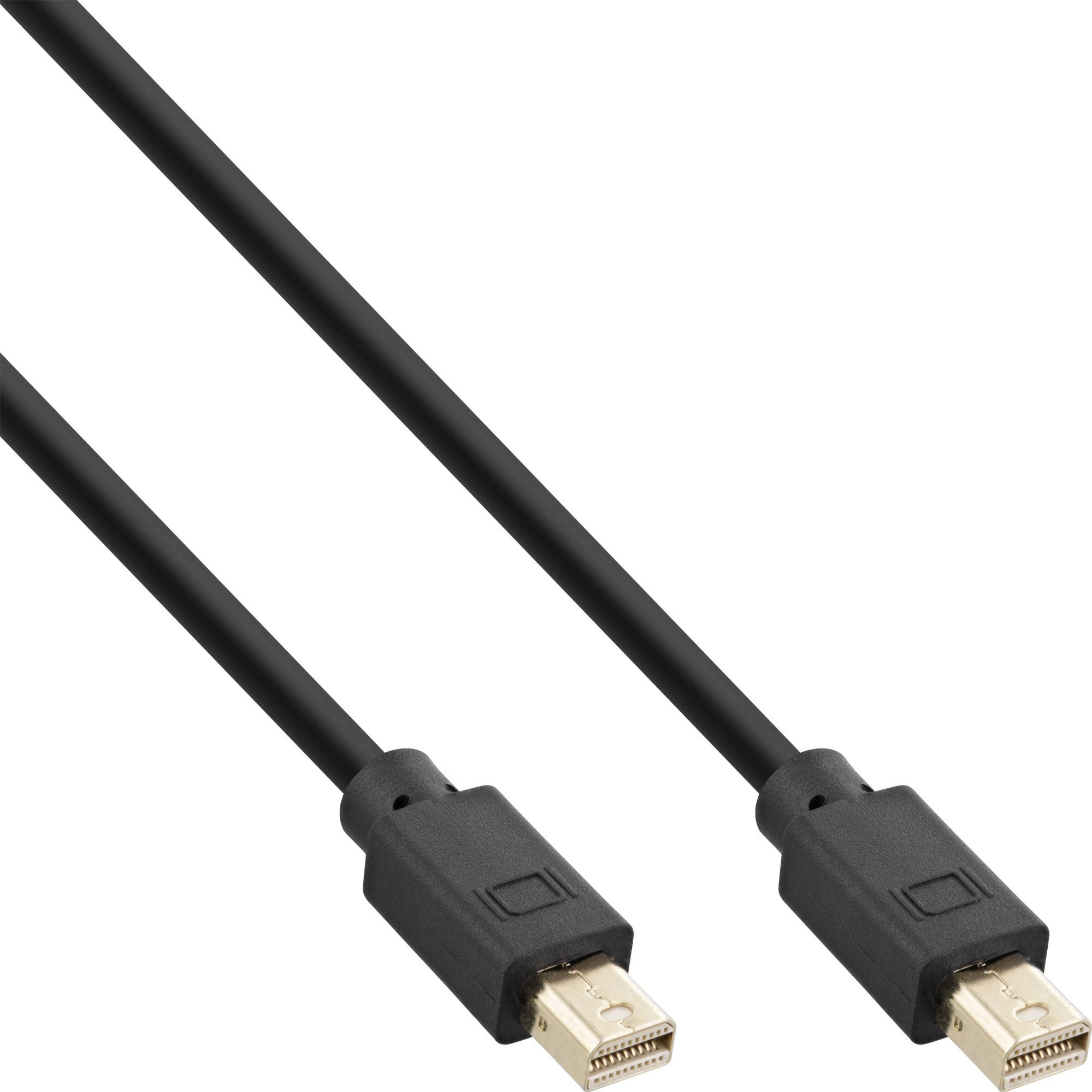 Cablu InLine InLine® Mini DisplayPort 1.4 M/M negru/auriu, 0,5 m