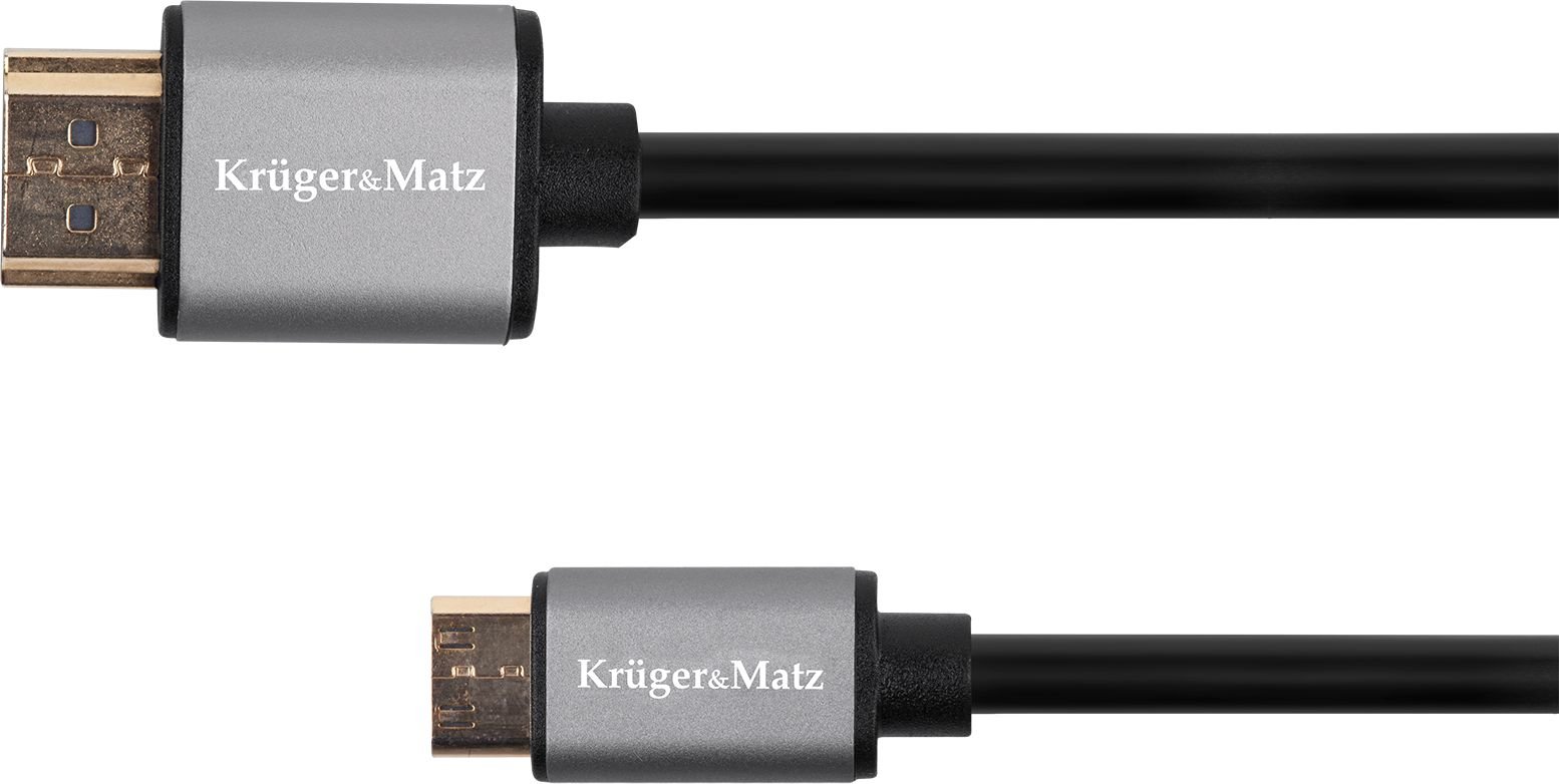 Kruger&amp;Matz HDMI Mini - Cablu HDMI 1,8 m negru (KM1237)