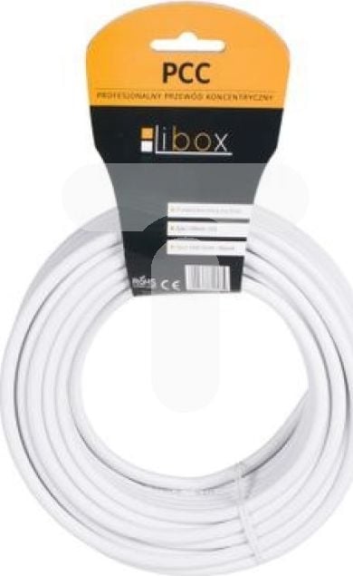 Cablu antenă Libox 20m alb (PCC20)