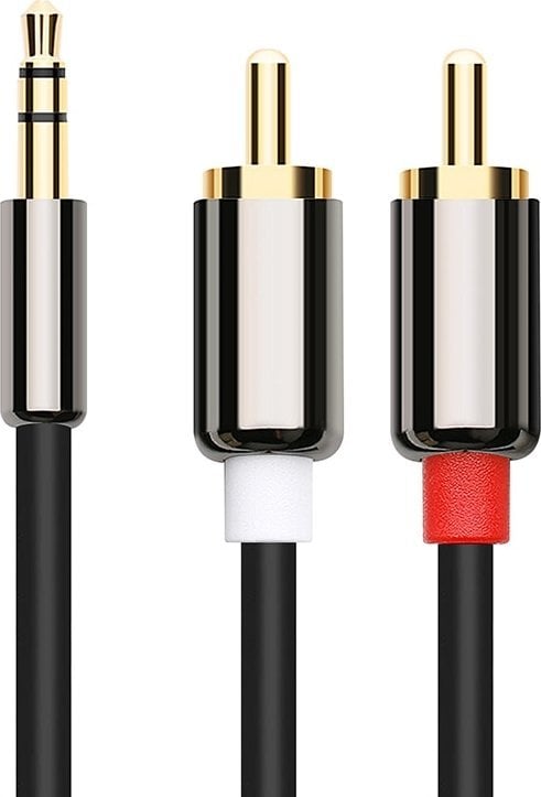 Cabluri si adaptoare - Cablu Libox, MiniJack 3,5 mm - RCA (Cinch) x2, Argint