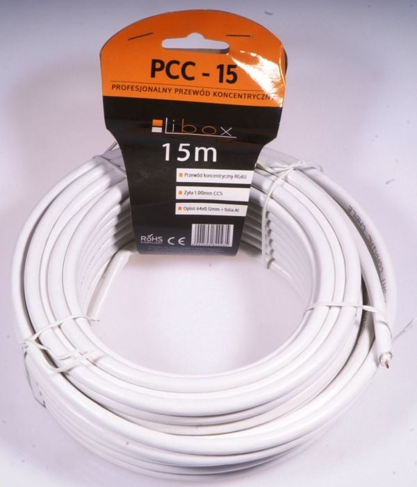 Accesoriu audio-video libox Antena, 15, Alb (PCC15)