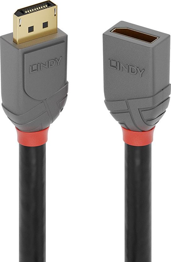 Lindy DisplayPort - cablu DisplayPort 0,5 m gri (36495)
