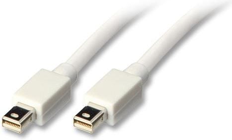 Cablu Lindy, DisplayPort Mini - DisplayPort Mini, alb