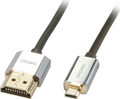 Cablu Lindy LY-41682, HDMI - microHDMI, 2m, Black