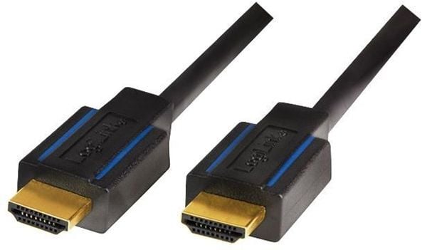 CABLU video LOGILINK, HDMI (T) la HDMI (T), 3m, conectori auriti, rezolutie maxima 4K UHD (3840 x 2160) la 30 Hz, negru