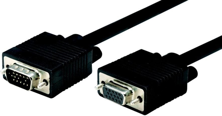 Pachet Cablu SVGA Manhattan HD15, 5m, negru - MHT317726 + Suport magnetic Tellur MCM3 pentru ventilatie, plastic, Negru
