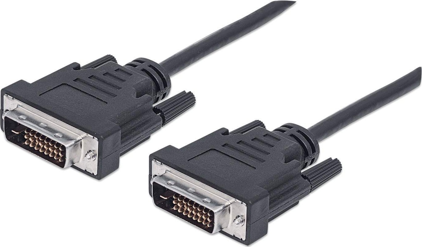 Cablu manhattan DVI-D/DVI-D 24+1 Dual Link 3m (371803)