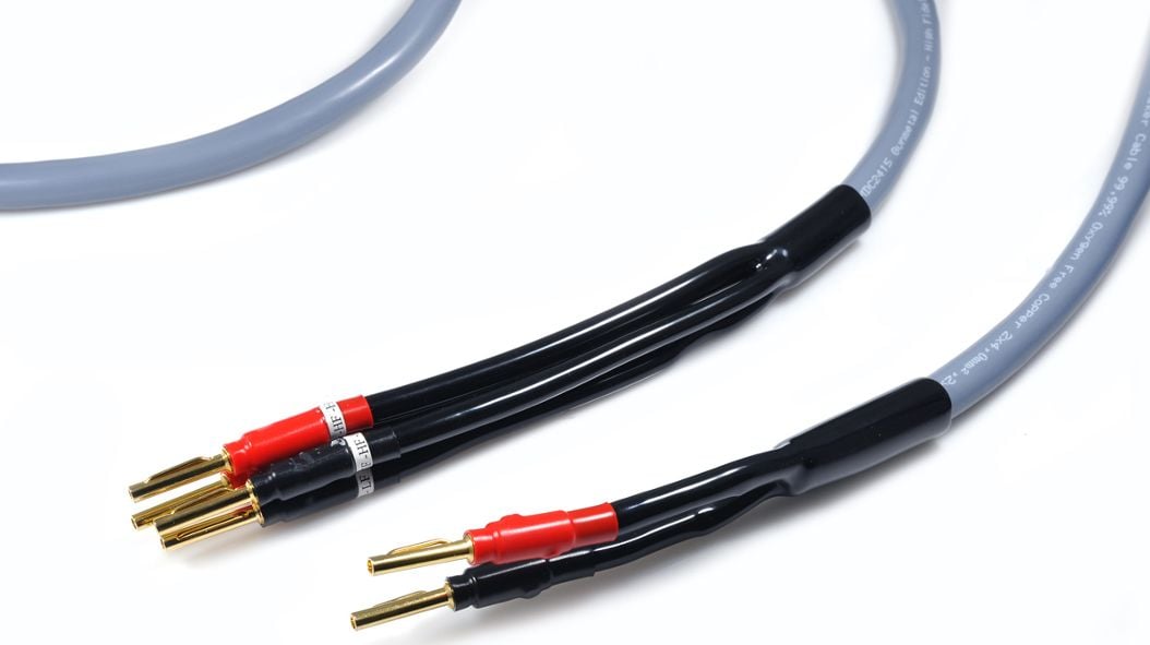 bi-cabluri 2x1.5 4N OFC clasa Melodika MDBW41530G Gunmetal cablu difuzor 2x4mm2 3m + - 2 buc