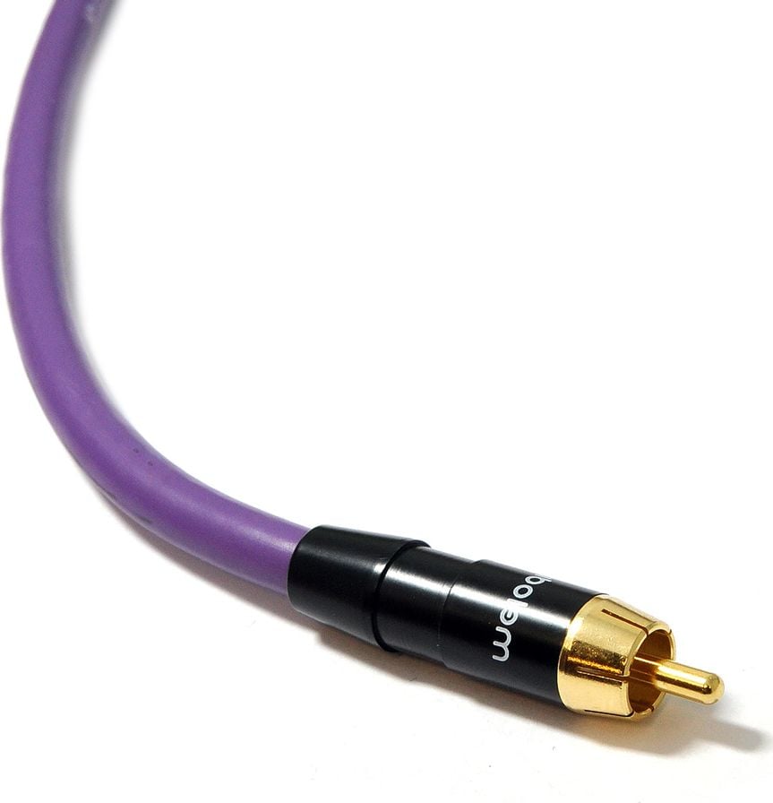 Cablu Melodika MDSW05 la subwoofer (RCA-RCA) Purple Rain - 0,5m