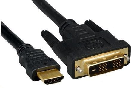 Cablu PremiumCord HDMI - DVI-D 1m negru (kphdmd1)