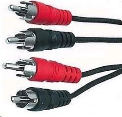 Cablu PremiumCord, RCA (Cinch) x2 - RCA (Cinch) x2, Negru