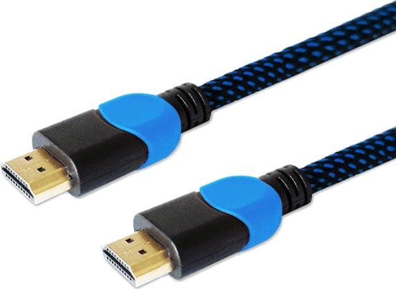 Cablu Savio, HDMI - HDMI, Albastru
