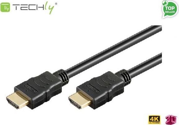 Techly HDMI - cablu HDMI 2m negru (21123)