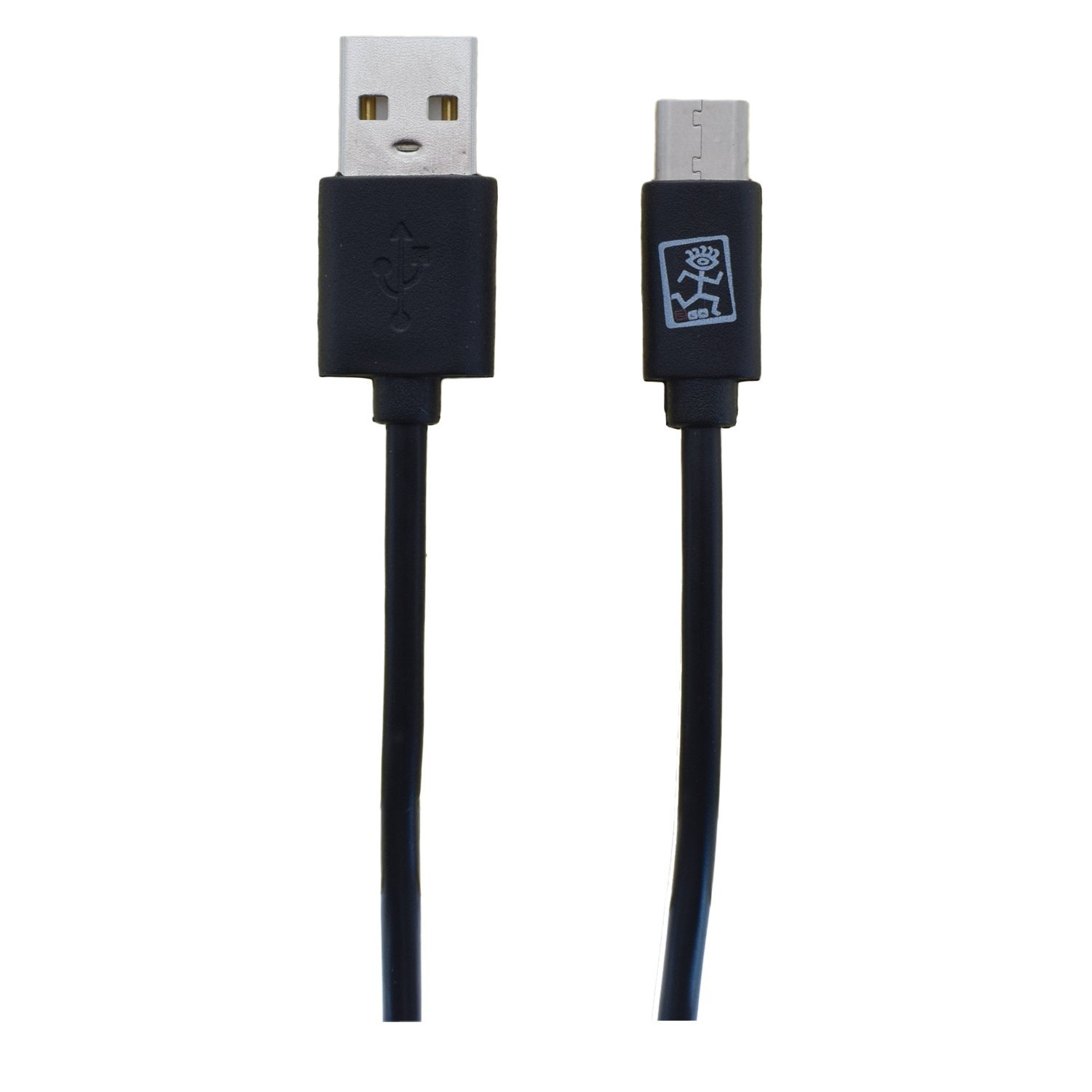 Kabel USB 2GO USB-A - USB-C 1 m Czarny (795782)