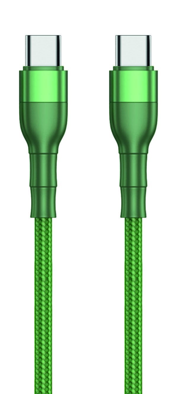 USB 2GO USB-C - cablu USB-C 1 m verde (797311)