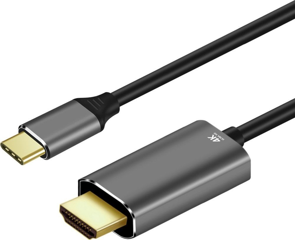 Cablu USB Art CABLE USB-C tată - HDMI 2.0 tată 4K 60Hz (ALU) ART oem 1,8m