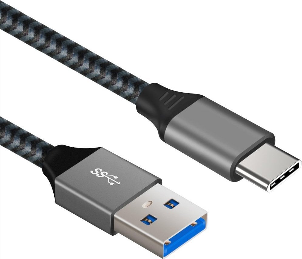 Cablu USB Art CABLE USB-C tată - USB 3.1 tată QC3.0 15W 3A (ALU) date/putere ART oem 0,5m