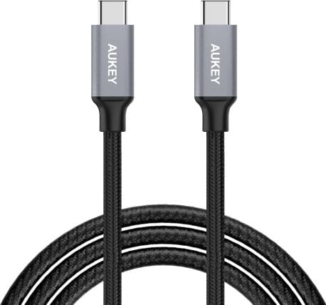 Kabel USB Aukey USB-C - 1 m Czarny (CB-CC1 OEM)