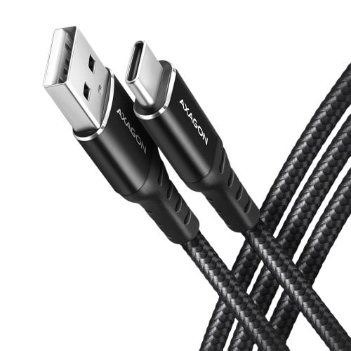 Axagon USB-A - cablu USB-C 1 m negru (BUCM-AM10AB)