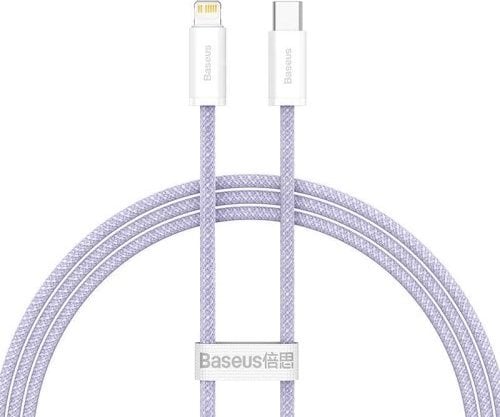 Cablu USB Baseus Cablu USB-C Baseus Dynamic 2 la Lightning, 20W, 1m (violet)