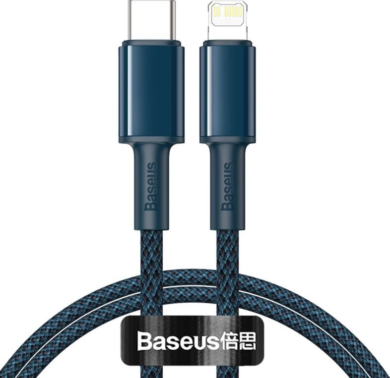 Baseus USB-C - Cablu USB Lightning 1 m Albastru (02443)