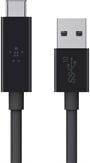 Cablu de date Belkin USB Tip C, 3.1 USB-C la USB A 3.1, 1m