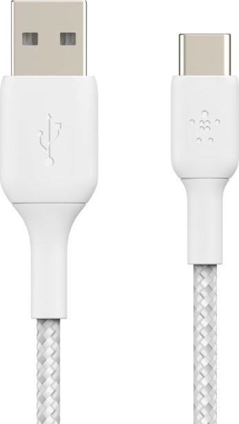 Kabel USB Belkin USB-A - USB-C 3 m Biały (CAB002bt3MWH)